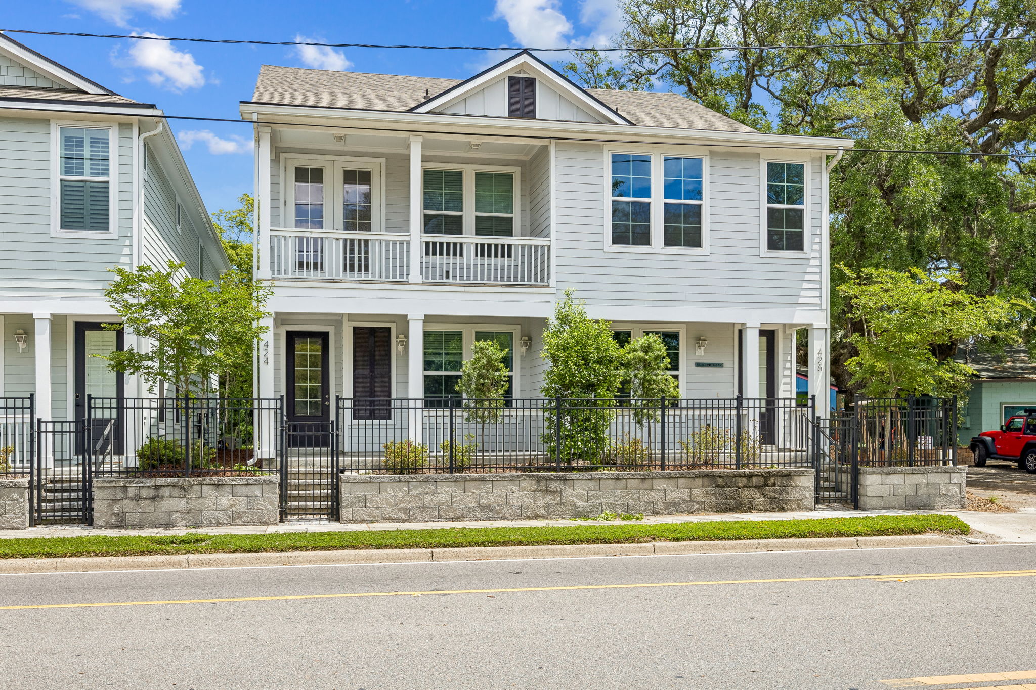 Front of Town Home
