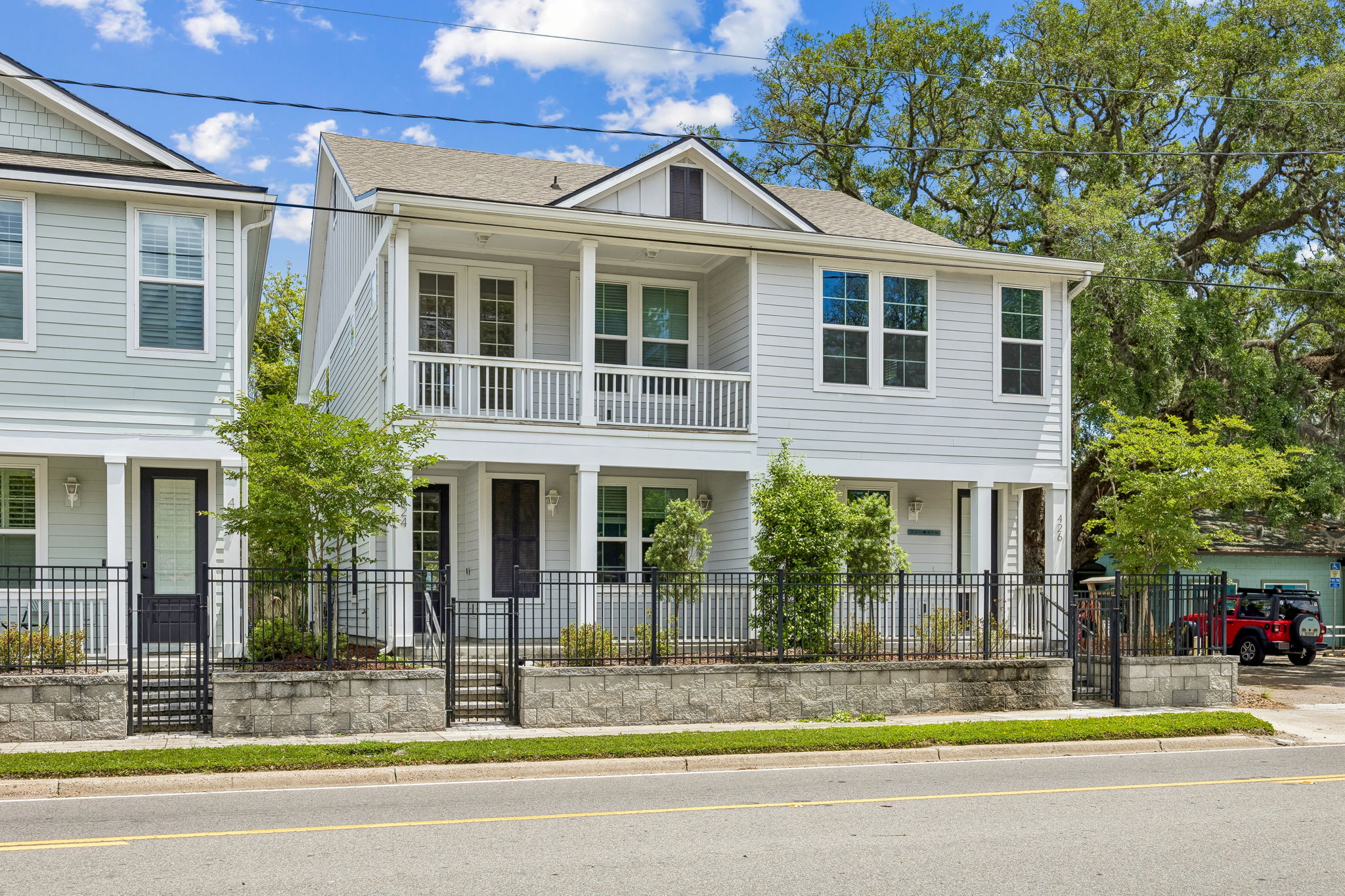 Front of Town Home