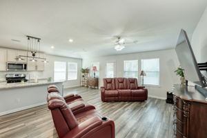 Living Room/Kitchen/Eating Area