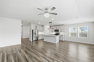 Living/Kitchen/Eating Area