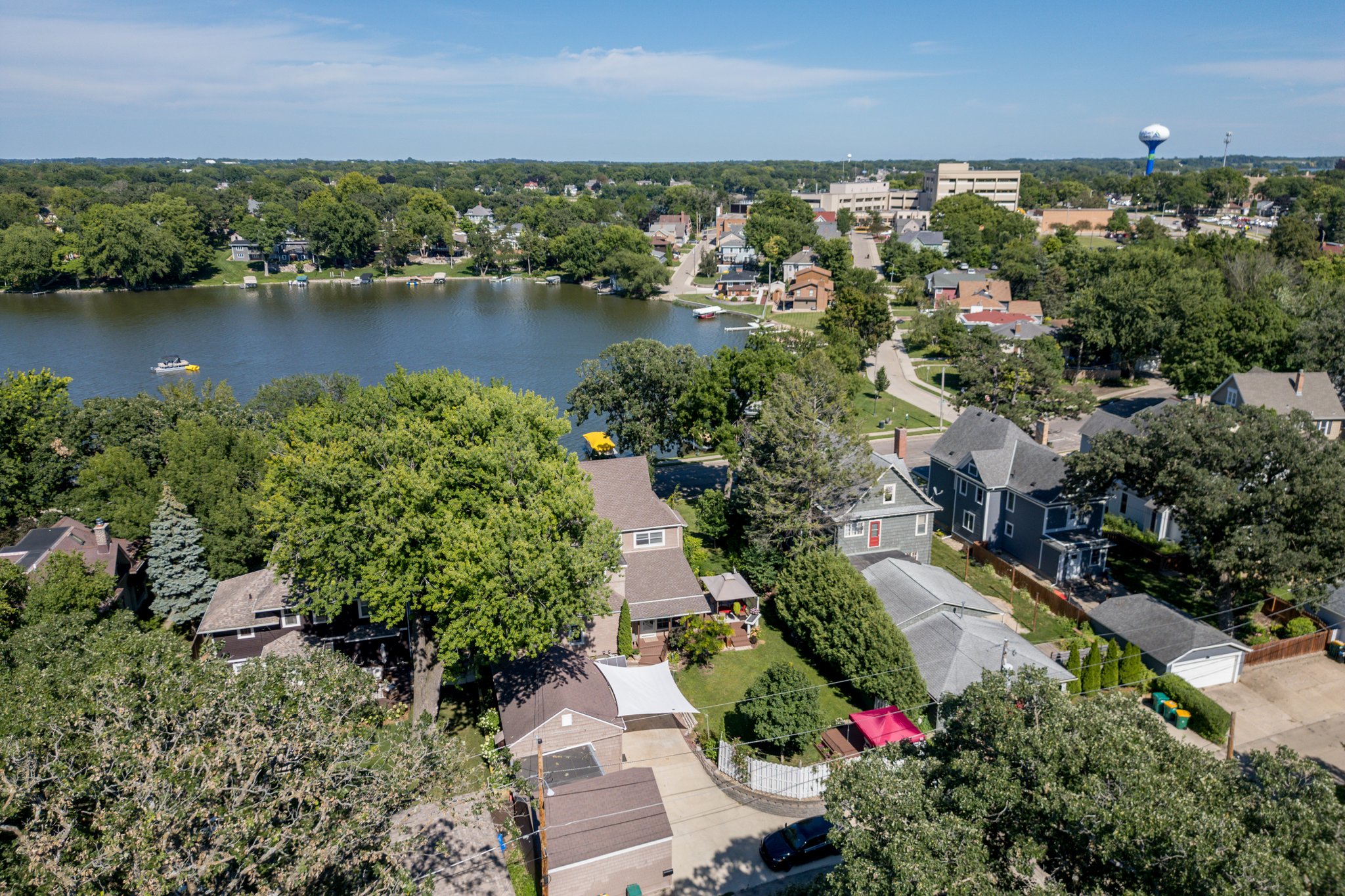 Arial view of rear