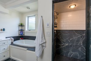 Custom shower and jet tub