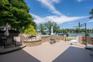 lakeside lower patio