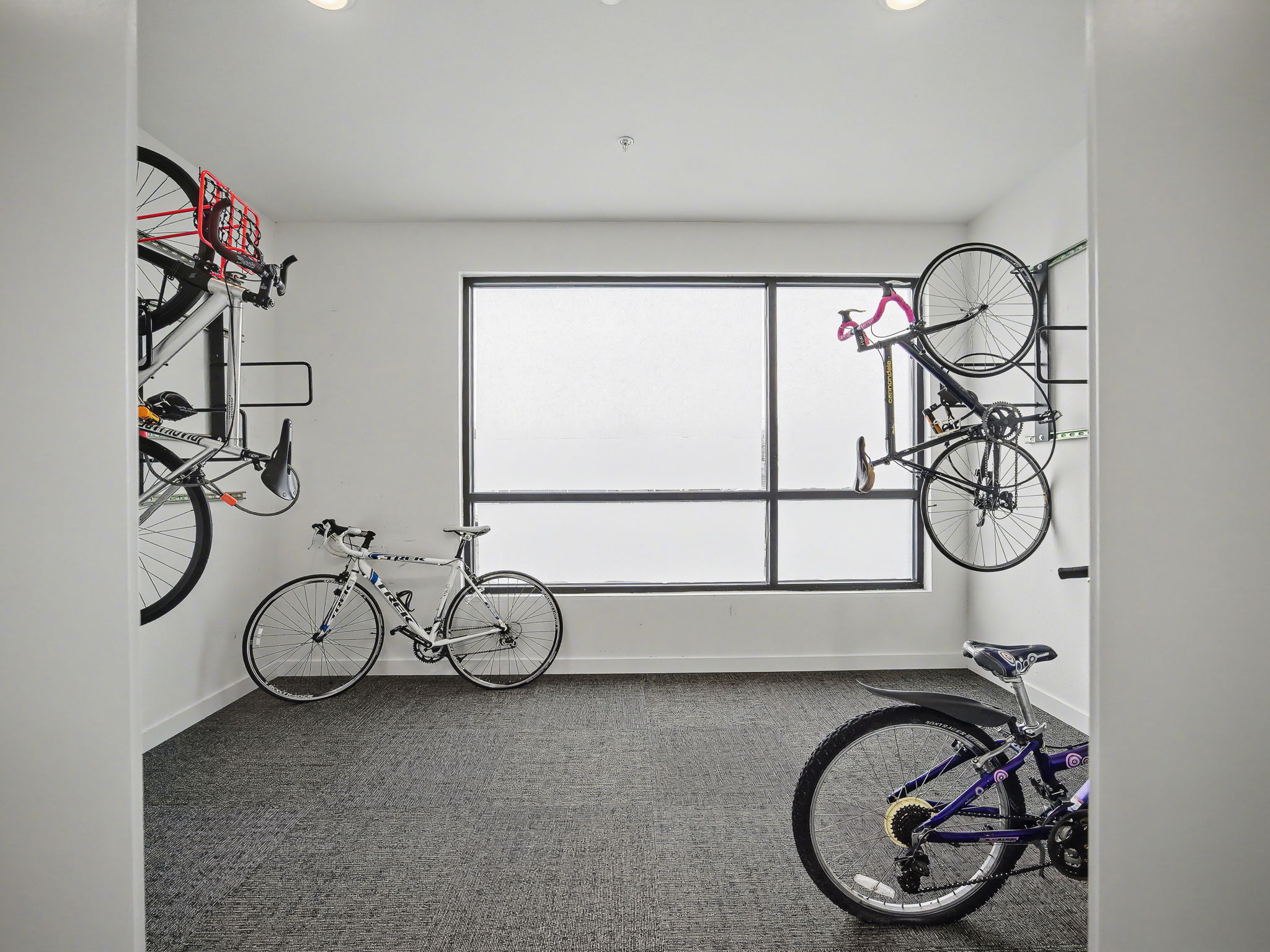 Interior Bike Storage Room