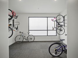 Interior Bike Storage Room