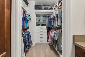 Oversized Walk in Custom Closet