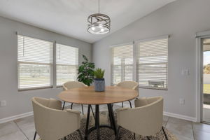 Virtually Staged Dining Room