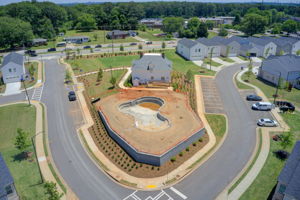 37 Aerial Secondary Pool Under Contstruction