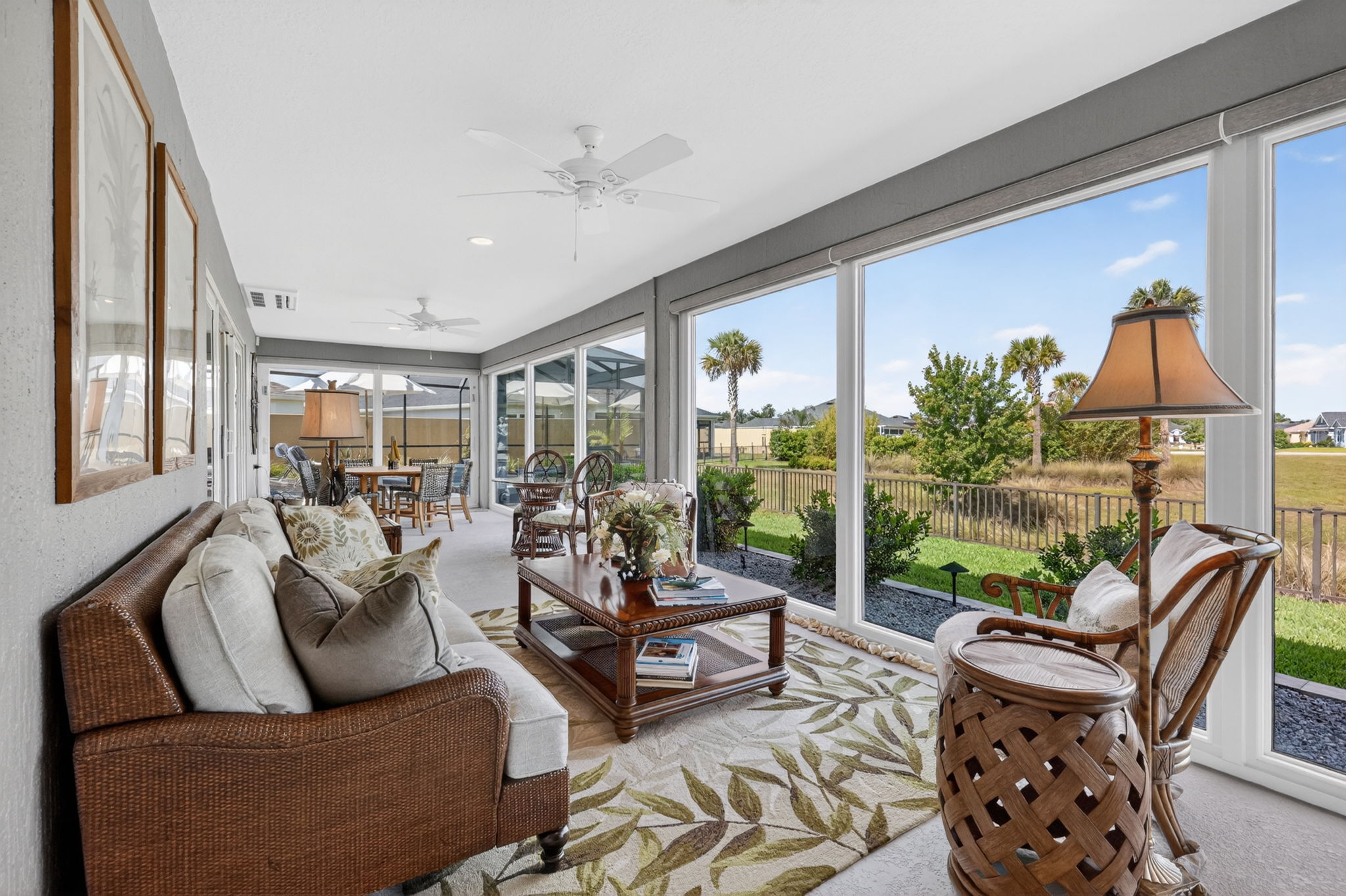 Climate-Controlled Glass-Enclosed 418sf Lanai