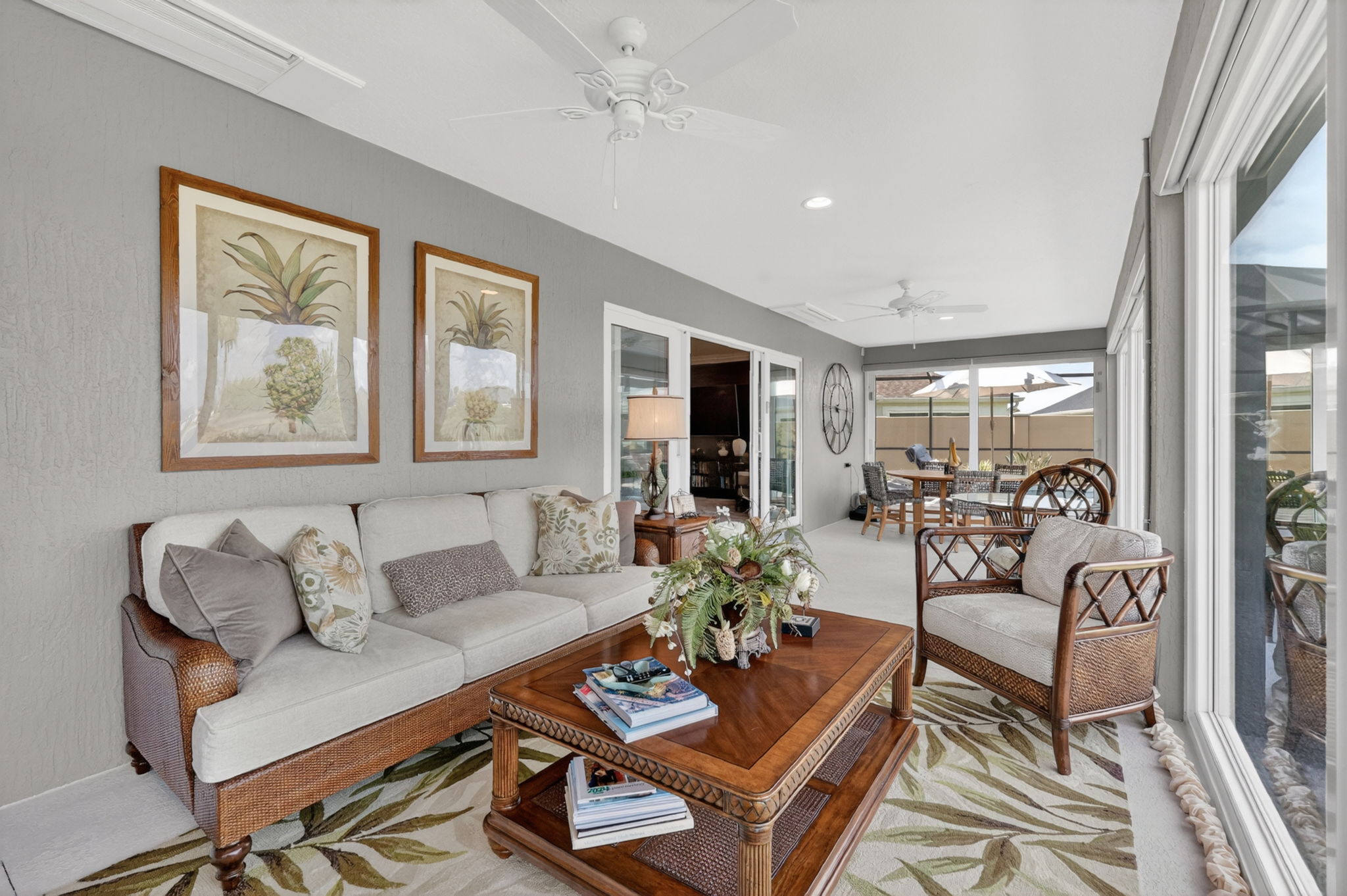 Climate-Controlled Glass-Enclosed 418sf Lanai