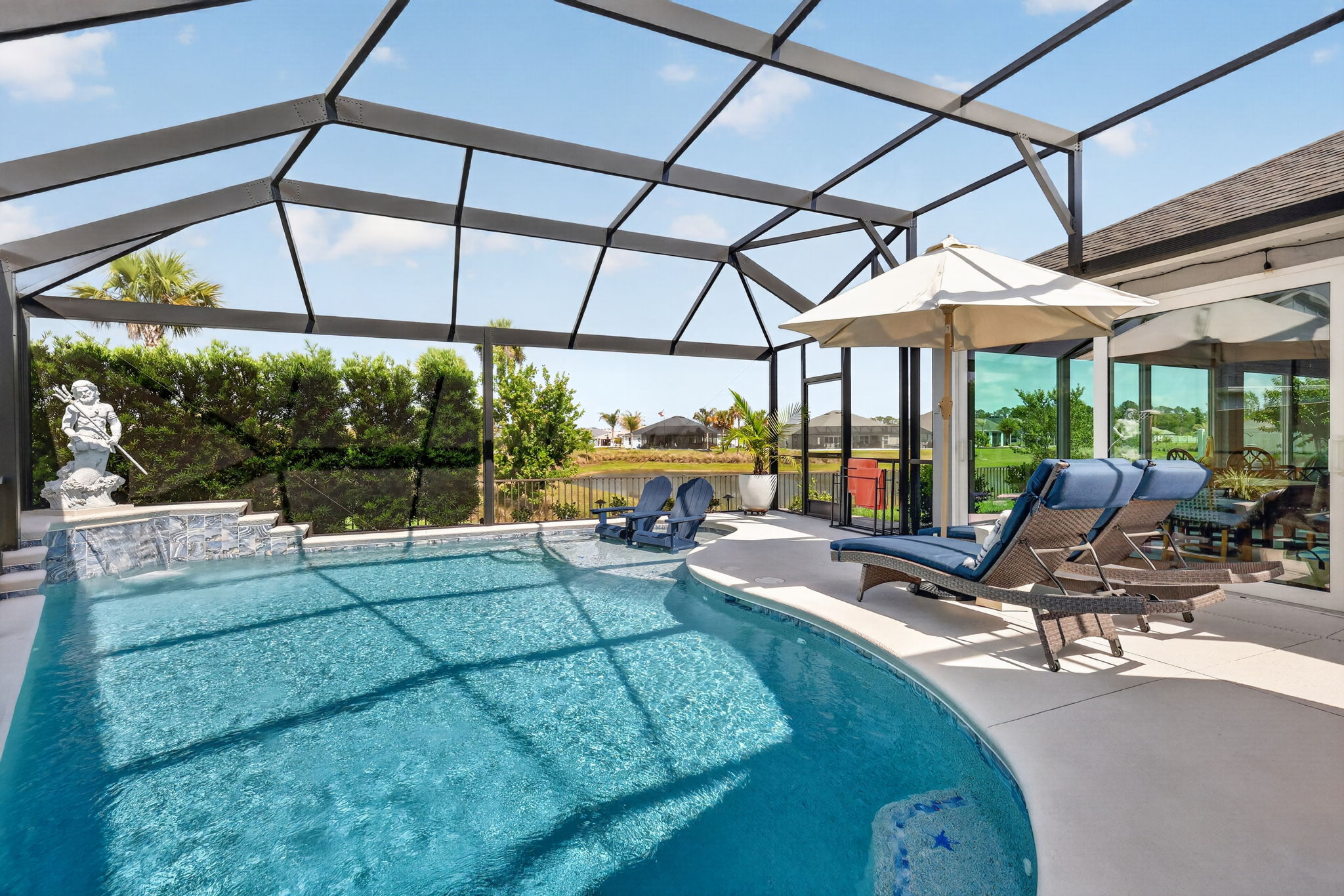 Swimming Pool with PRIVACY Landscaping