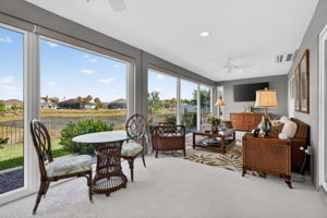 Climate-Controlled Glass-Enclosed 418sf Lanai with INCREDIBLE Water Views!