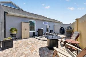 Extended PAVER Patio with PRIVACY Wall