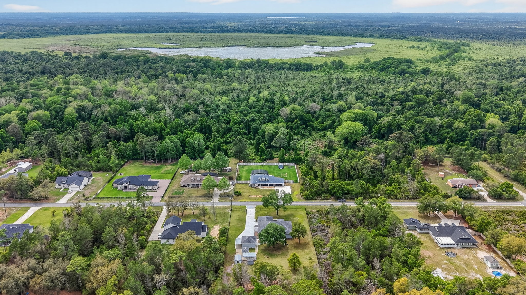 Aerial Front Elevation