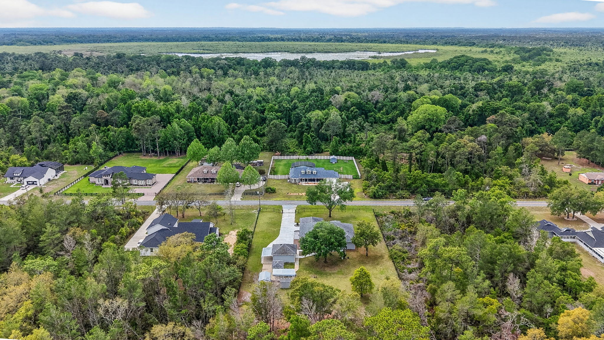 Aerial Rear Elevation