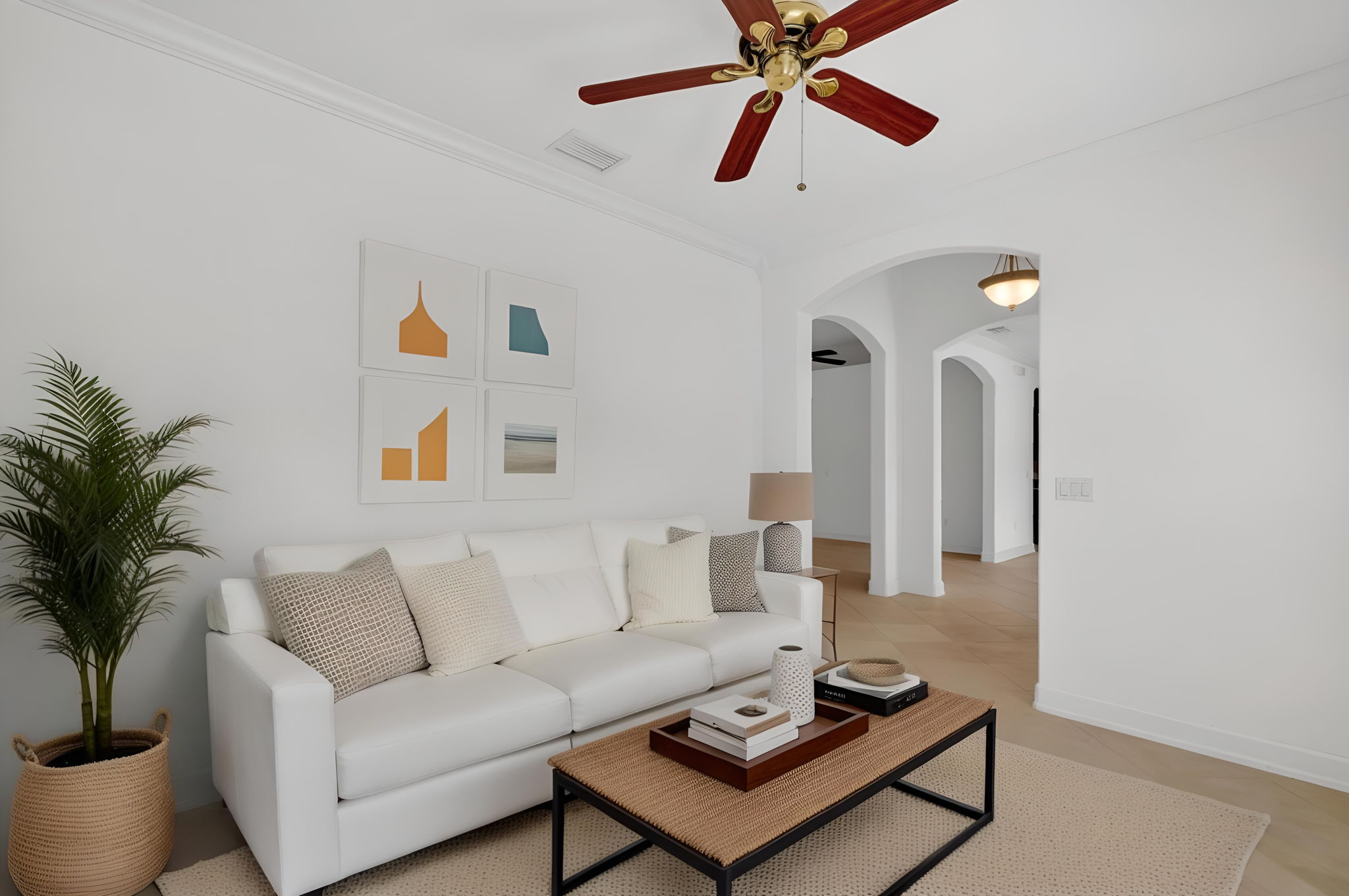 Living Room-Virtually Staged