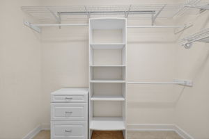 Primary Bedroom First Custom Walk-In Closet