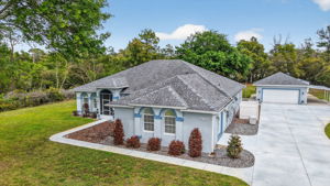 Front Elevation with Garage