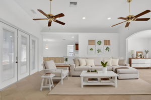 Family Room-Virtually Staged