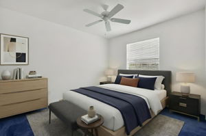 Second Bedroom-Virtually Staged