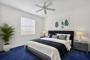 Third Bedroom-Virtually Staged