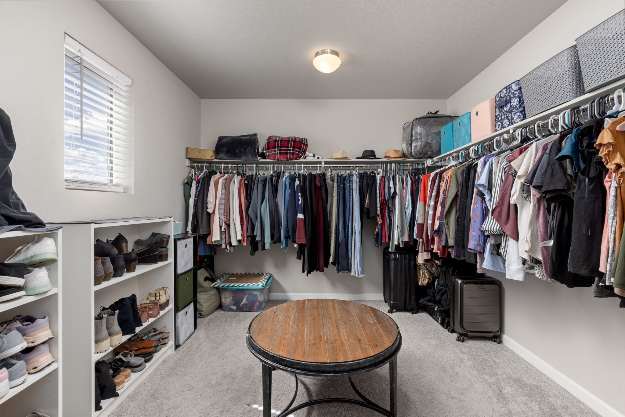 Large (10ft x 11ft) walk-in closet off primary suite
