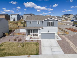 Large, landscaped corner lot