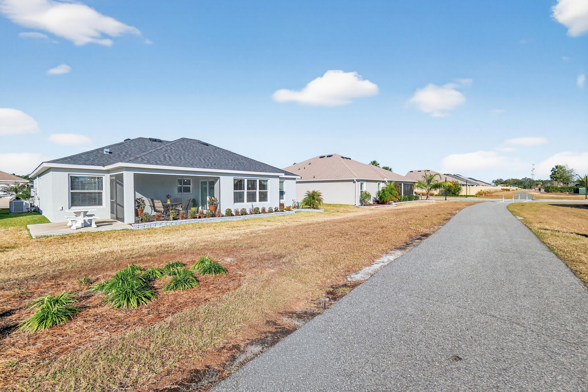 Rear Elevation with Walking and Biking Trail