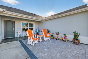 Front Paver Patio and Entry