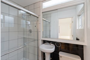 Downstairs primary bathroom