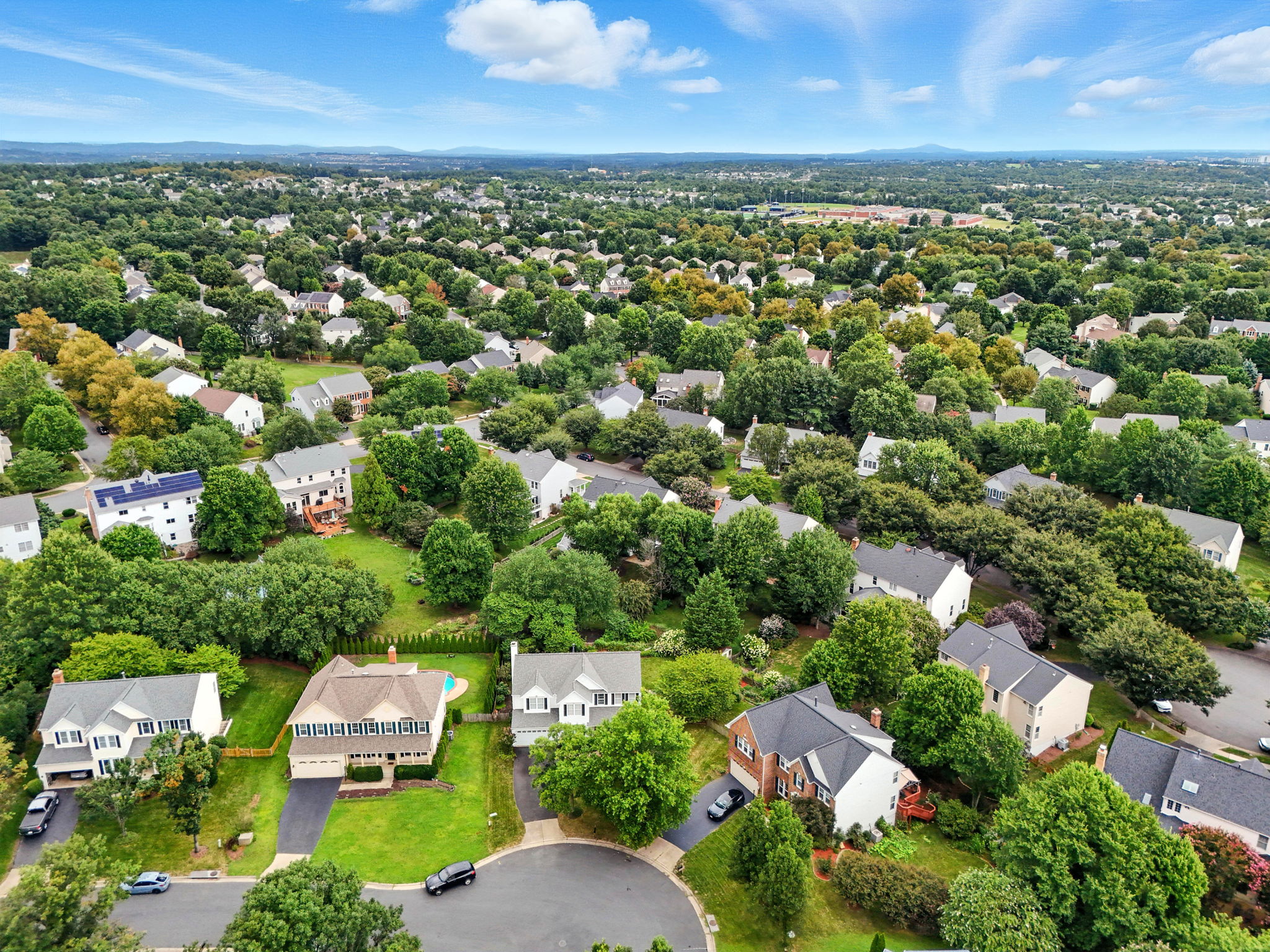 Over head street view