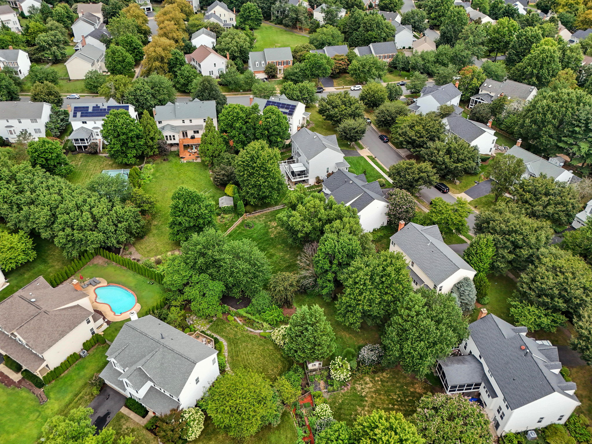 Over head street view