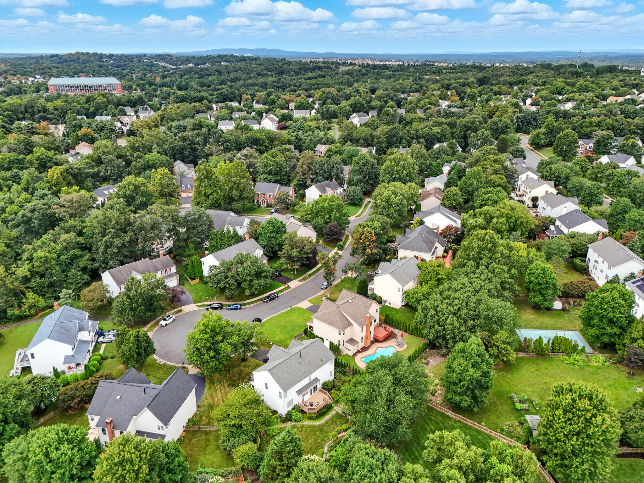 Over head street view