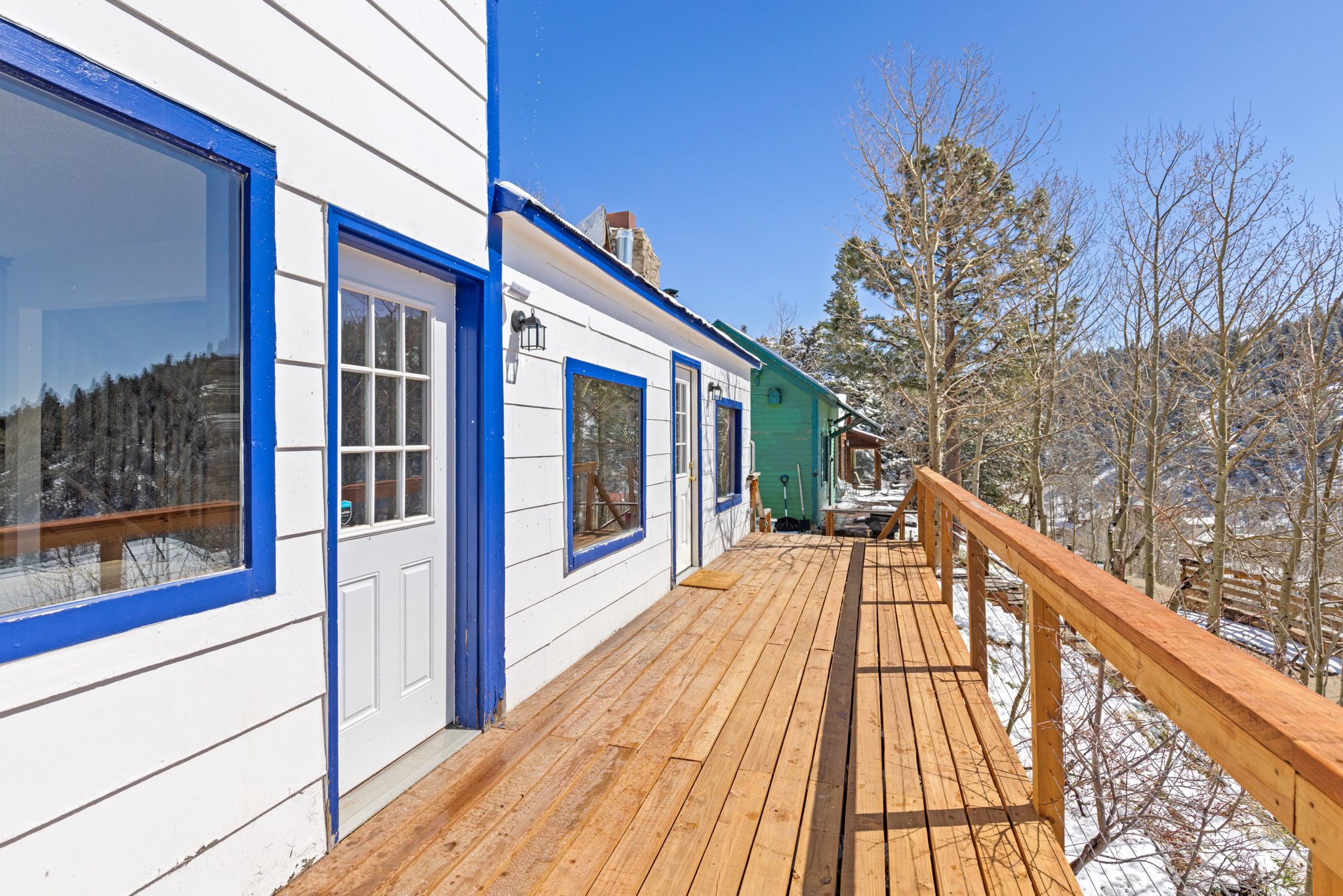 This deck is begging for a container garden