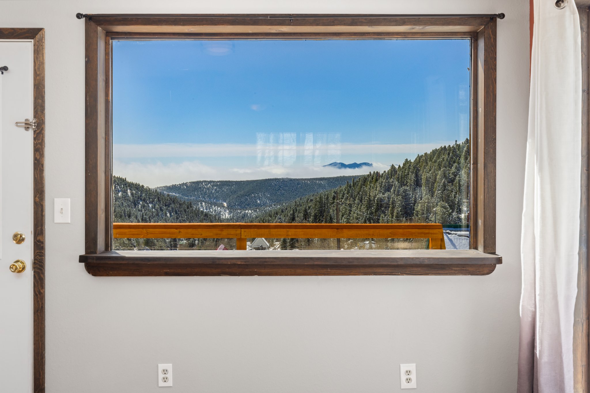 View from the dining area window