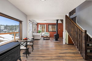 Virtually staged living room