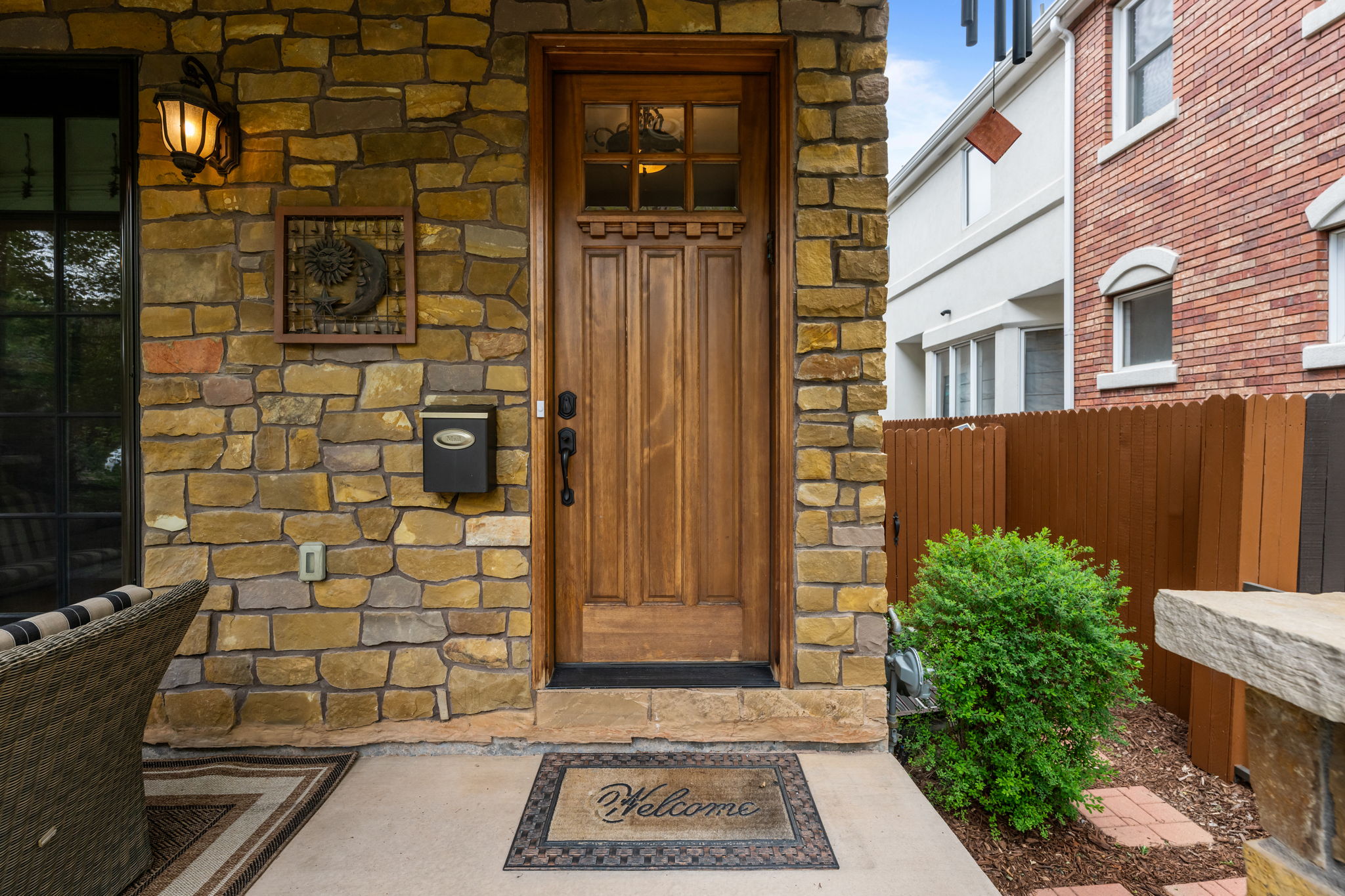 Beautiful and charming front door
