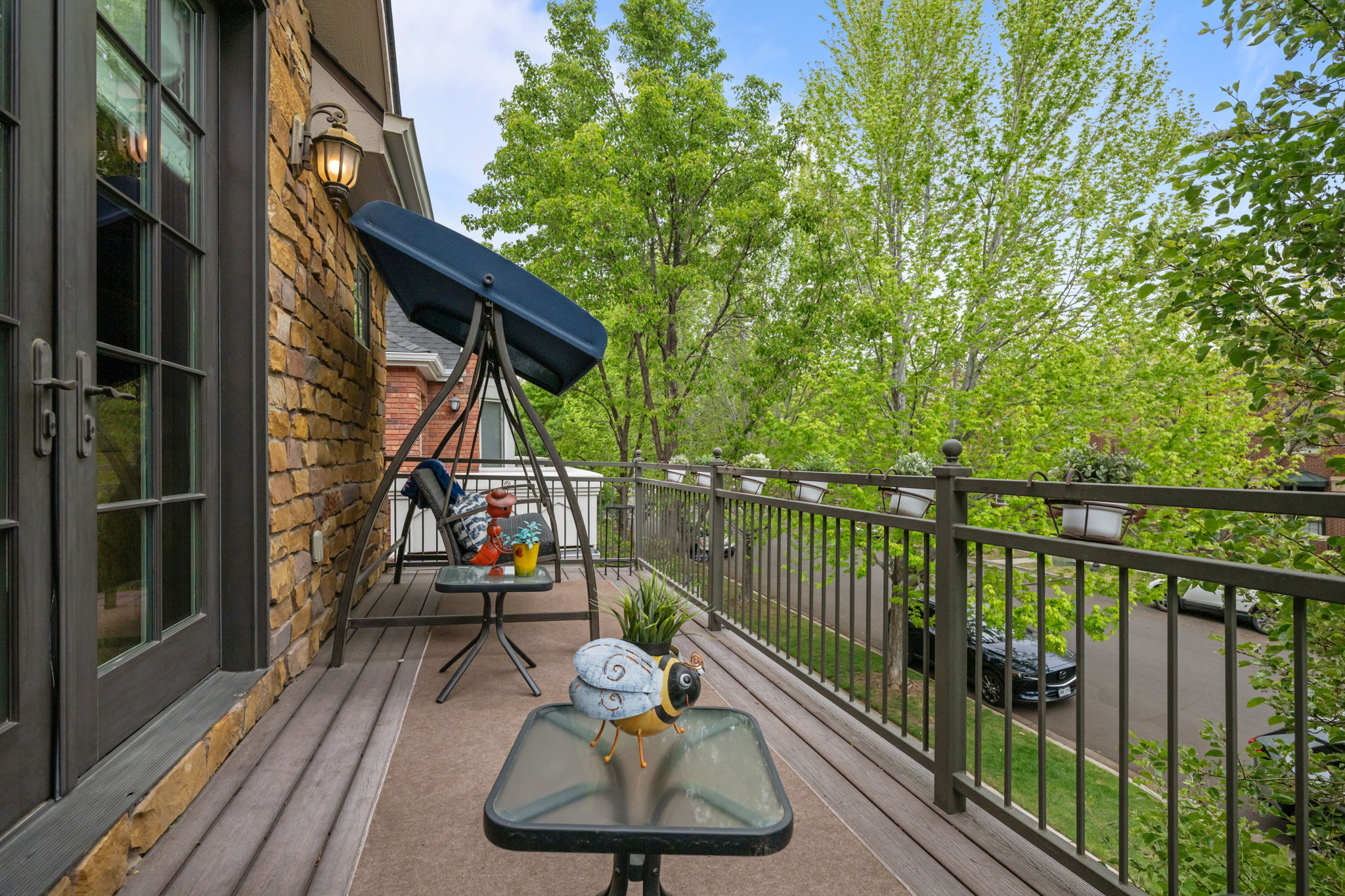Private balcony from third ensuite bedroom