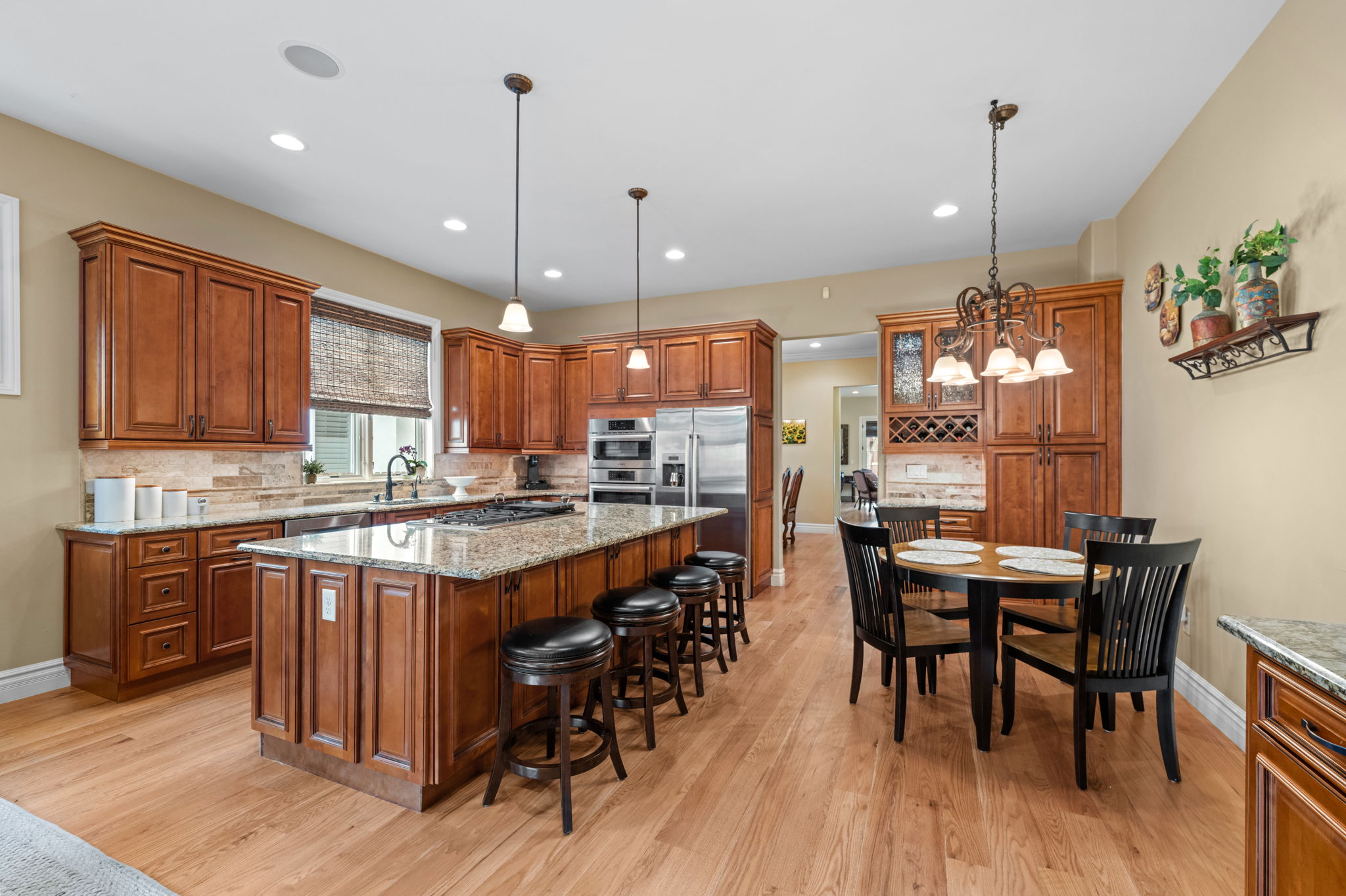 Abundant cabinetry