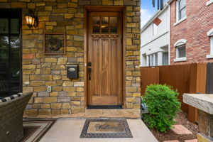 Beautiful and charming front door