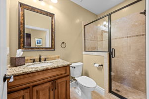 3/4 bath in third ensuite