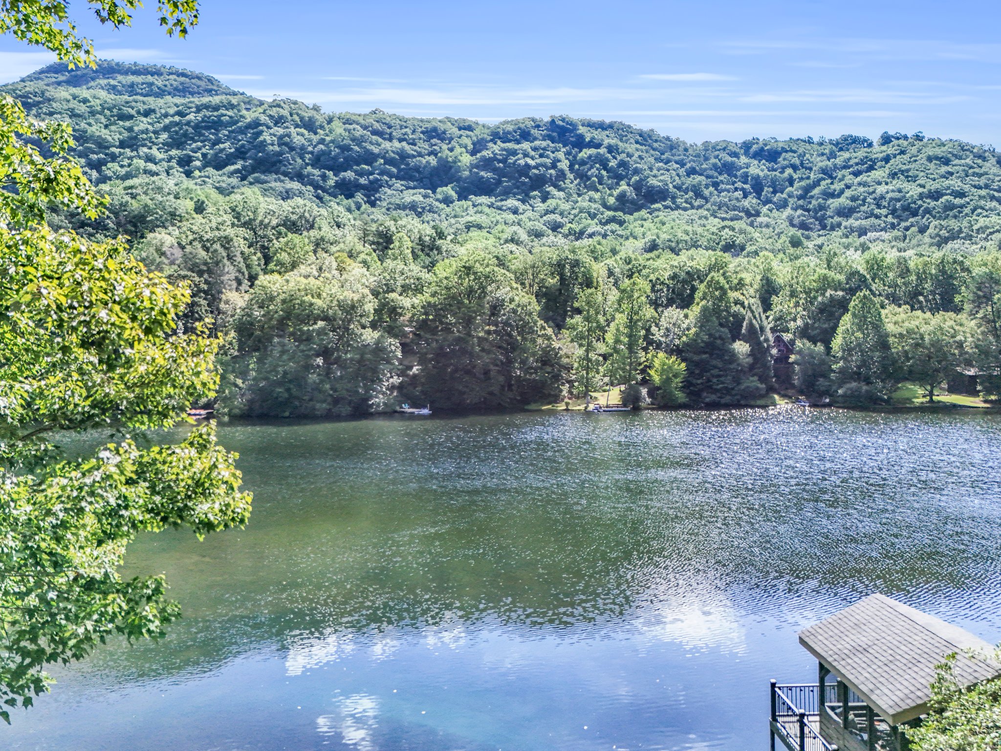 Serene setting on peaceful Bald Mountain Lake.