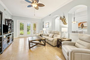 Family Room Opens to Kitchen