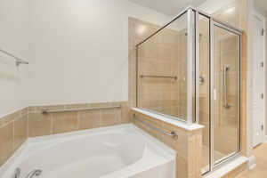 Garden Tub & Walk in Shower