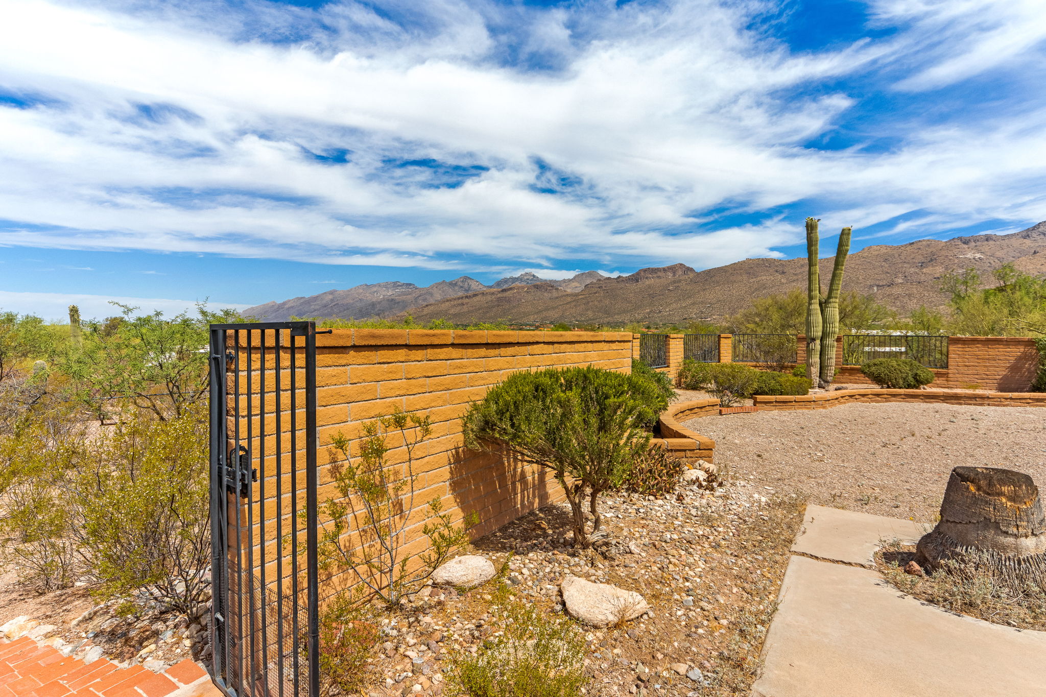 Gate to extended backyard