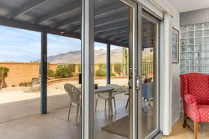 Covered patio from family room