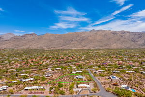 Aerial Catalina Mountains