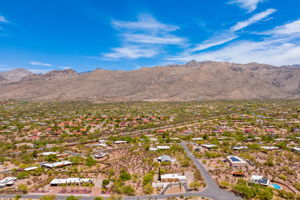 Aerial Catalina Mountains