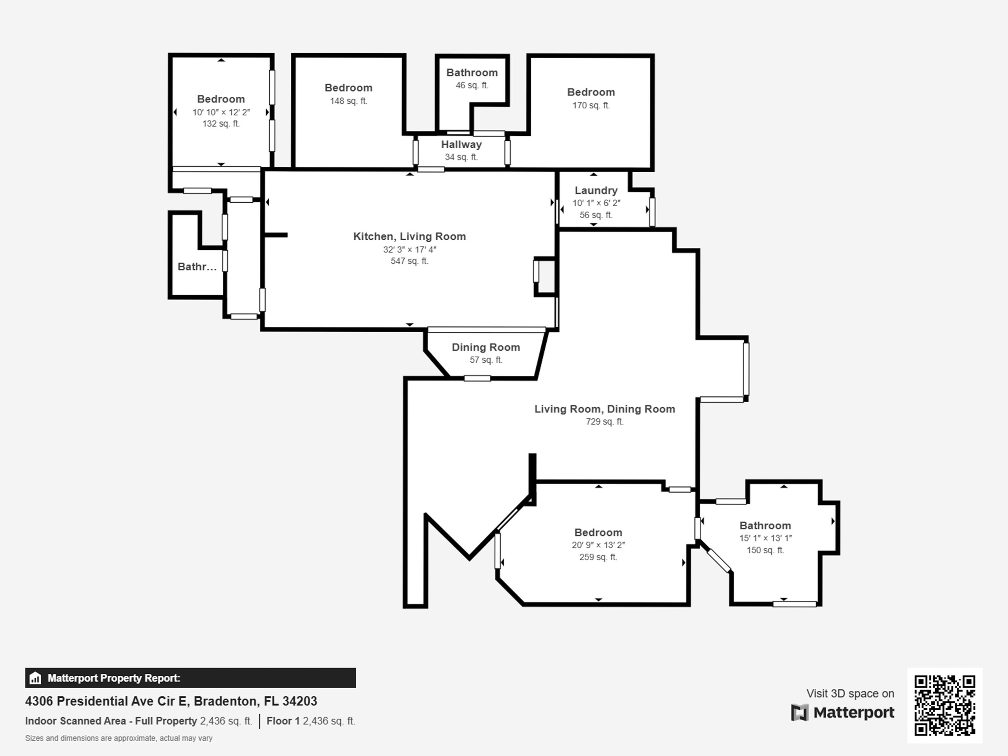 Measurements - 4306 Presidential Ave Cir E