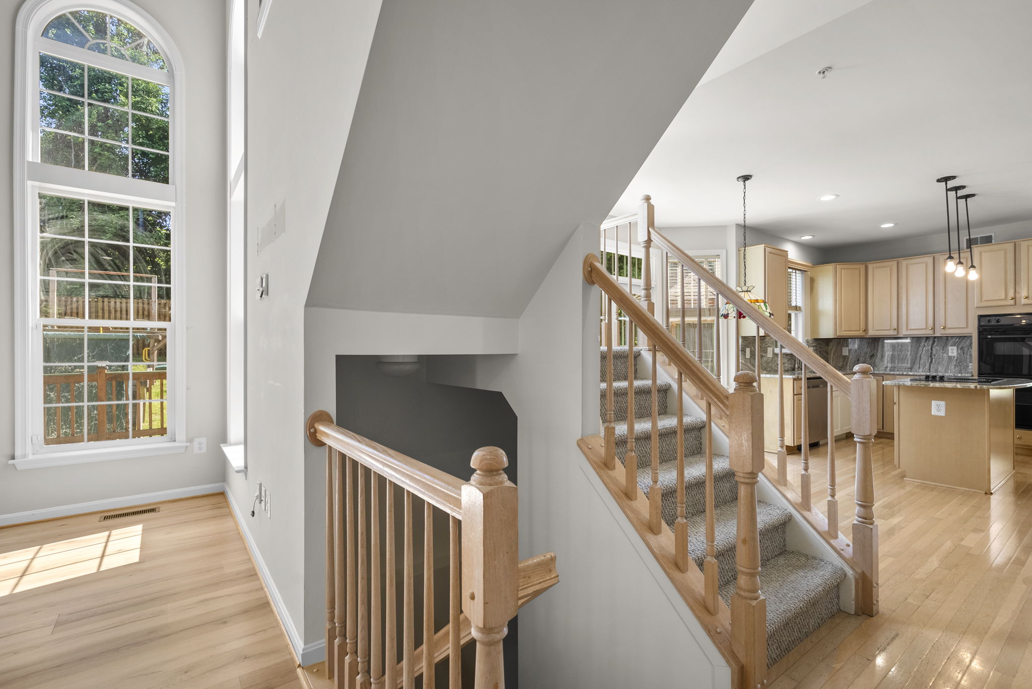 Steps to Upper and Lower Levels